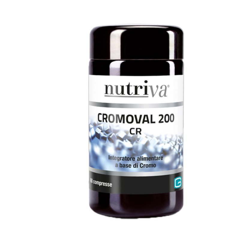 Nutriva Metabolismo Sano Cromoval 200 Integratore 60 Compresse Nutriva Metabolismo Sano Cromoval 200 Integratore 60 Compresse