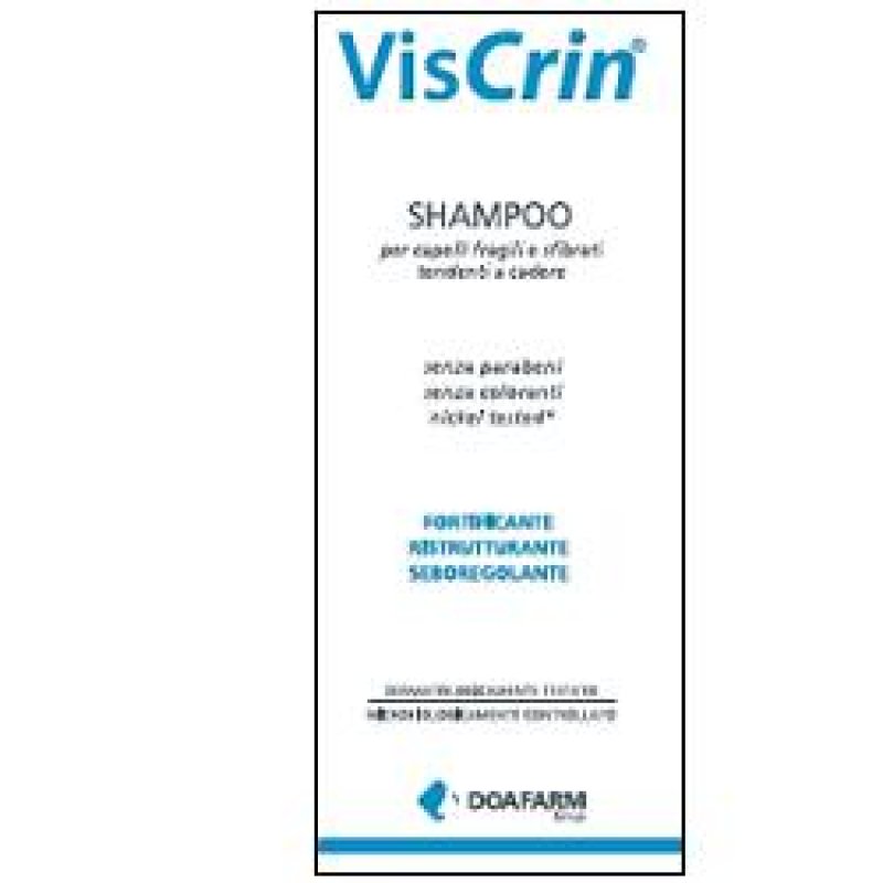 Doafarm Group Viscrin Shampoo Capelli Fragili E Sfibrati Tendenti A Cadere 200 M