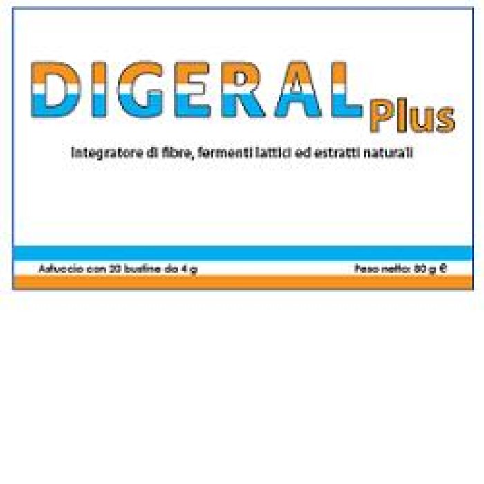 Digeral Plus 80 g - integratore digestivo in polvere
