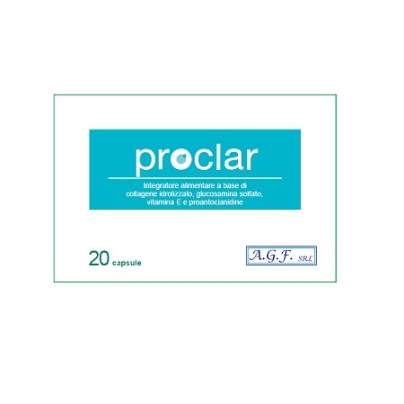 AGF Proclar Integratore Alimentare 20 Capsule AGF Proclar Integratore Alimentare 20 Capsule