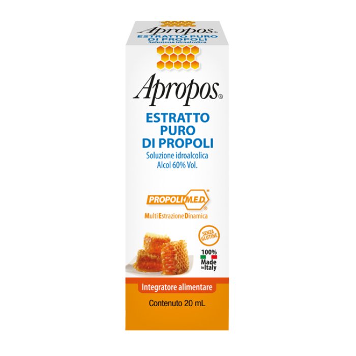 Apropos Protezione Inverno Estratto Puro di Propoli Integratore 20 ml Apropos Protezione Inverno Estratto Puro di Propoli Integratore 20 ml