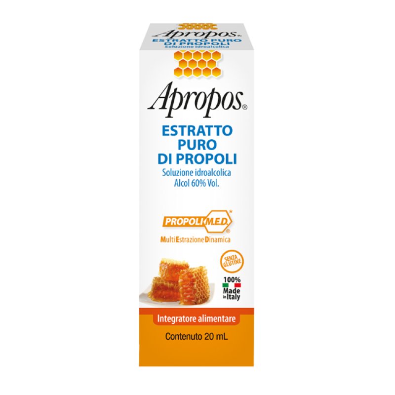 Apropos Protezione Inverno Estratto Puro di Propoli Integratore 20 ml Apropos Protezione Inverno Estratto Puro di Propoli Integratore 20 ml