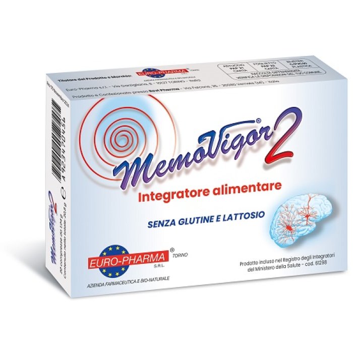 Euro-pharma Memovigor 2 20 Compresse