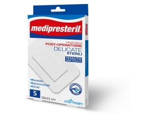 Corman Medicazione Medipresteril Post Operatoria Delicata Sterile 10x25 3 Pezzi