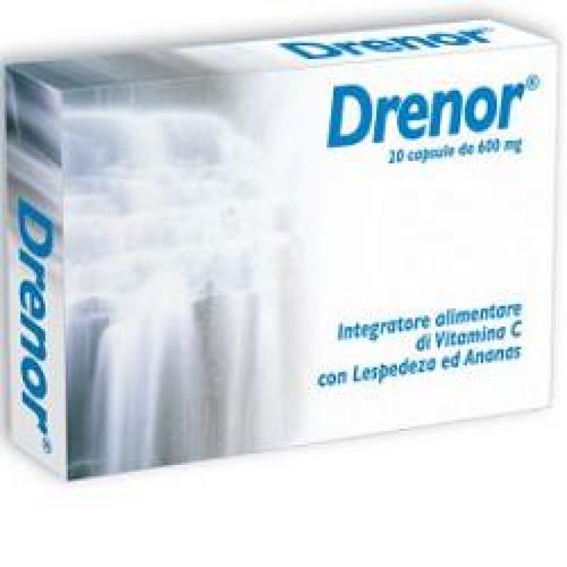 Drenor 20 Capsule 600 mg Integratore Drenante per Drenaggio dei Liquidi e Gambe Leggere Drenor 20 Capsule 600 mg Integratore Drenante per Drenaggio dei Liquidi e Gambe Leggere