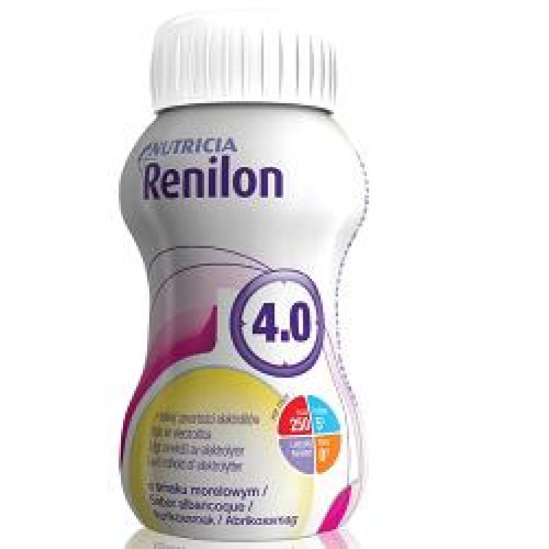 Nutricia Italia Renilon 4,0 Albicocca 125 Ml X 4 Pezzi Nutricia Italia Renilon 4,0 Albicocca 125 Ml X 4 Pezzi