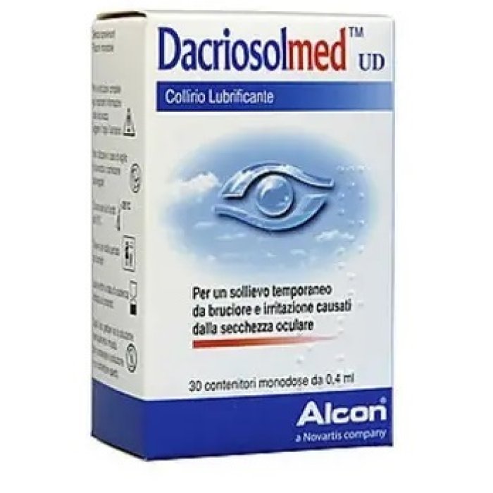 Alcon Dacriosolmed UD Collirio Lubrificante 30 Flaconcini Monodose da 0,4ml