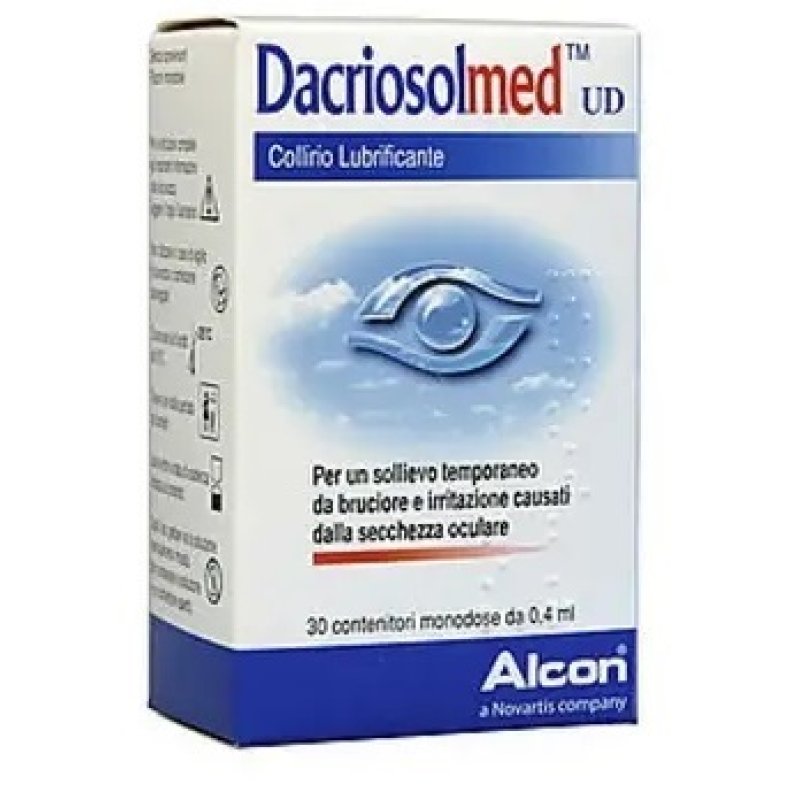 Alcon Dacriosolmed UD Collirio Lubrificante 30 Flaconcini Monodose da 0,4ml