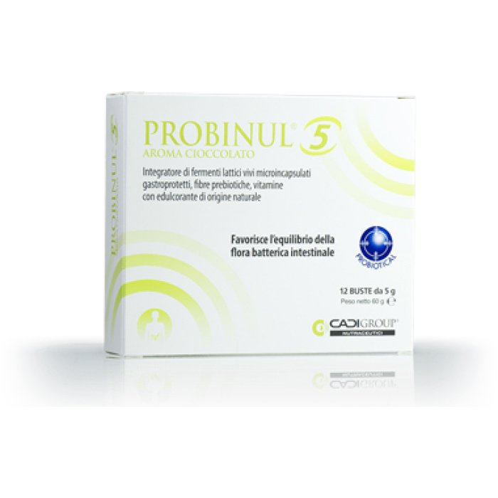 Ca.Di. Group Probinul 5 Integratore Alimentare Aroma cioccolato 12 Bustine Ca.Di. Group Probinul 5 Integratore Alimentare Aroma cioccolato 12 Bustine