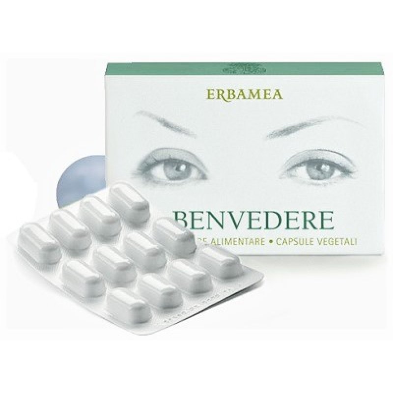 Benvedere Erbamea 24 Capsule - integratore per vista e microcircolo con vitamina A mirtillo e OPC Benvedere Erbamea 24 Capsule - integratore per vista e microcircolo con vitamina A mirtillo e OPC