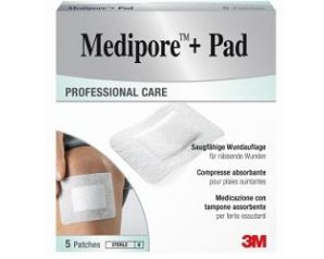 MEDIPORE+PAD MED 10X15CM 5PZ