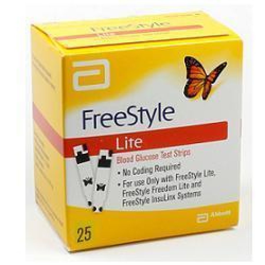 Abbott Freestyle Lite 25 Strisce Reattive