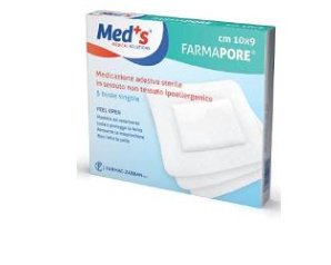 Farmac-zabban Meds Pore Medicazione Adesiva 10x12 Cm 5 Pezzi