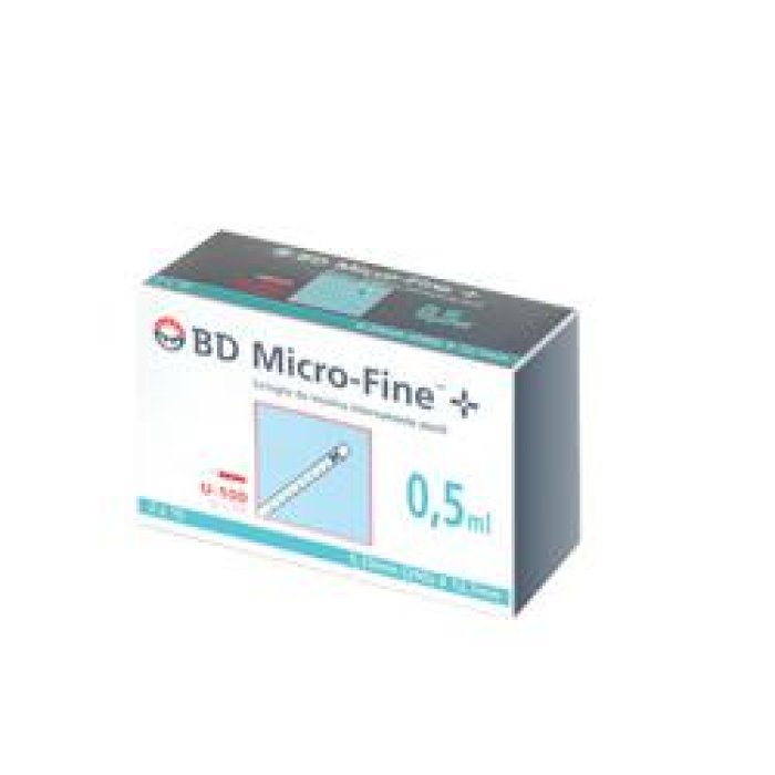 Becton Dickinson Siringa Insulina 0.5 ml Ago G29 30 Pezzi
