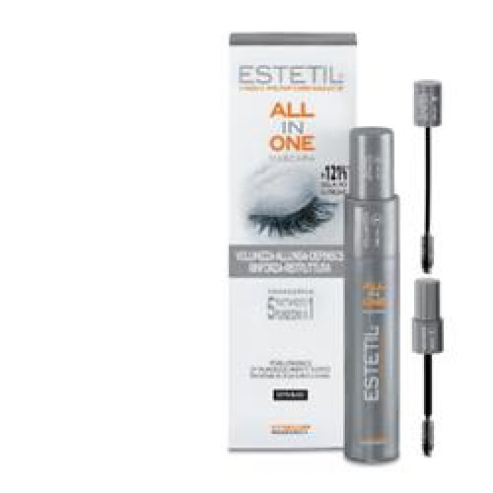 Estetil  All in One Mascara Rinforzante Allungante Definizione Colore Nero