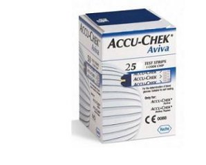 Accu-Chek Aviva Controllo Glicemia  25 Strisce Rilevatrici