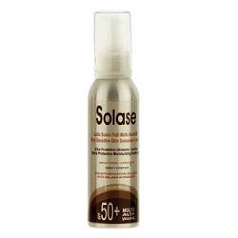 Solase Latte Solare Protezione Molto Alta Fattore di Protezione 50 per Viso e Corpo