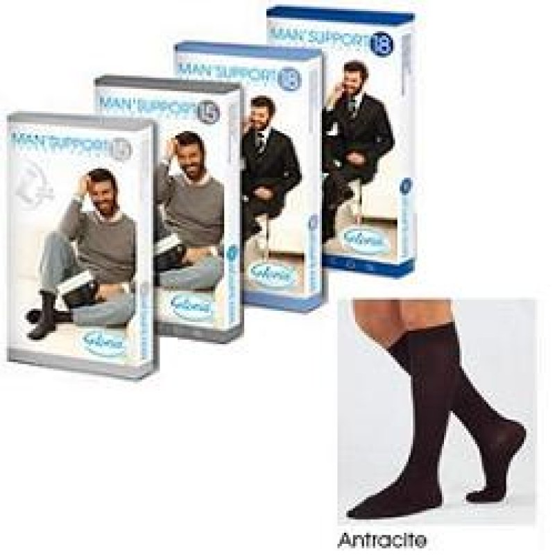 Gloria Med Man Support 18 Cotone Gambaletto 18 Antracite 5 Gloria Med Man Support 18 Cotone Gambaletto 18 Antracite 5