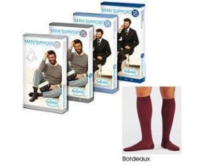 Gloria Med Man Support 15cot Gambaletto 15 Bordeaux 4