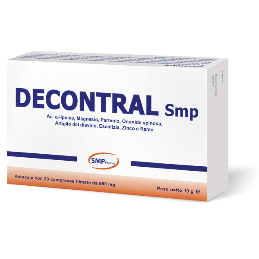 SMP Pharma Decontral Integratore Alimentare 20 Compresse SMP Pharma Decontral Integratore Alimentare 20 Compresse