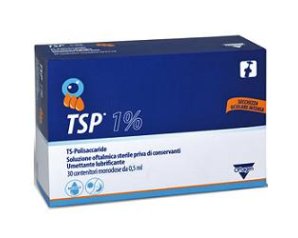 Tsp 1% Soluzione Oftalmica Umettante Lubrificante 30 Flaconcini Monodose 0,5 Ml