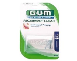 GUM  Igiene Dentale Quotidiana Proxabrush 512 8 Ricambi Cilindrici 1.2 mm