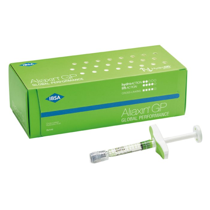 Aliaxin GP Global Performance Filler Dermico all’Acido Ialuronico 1 ml x 2 Siringhe Precaricate per Iniezione Intradermica Aliaxin GP Global Performance Filler Dermico all’Acido Ialuronico 1 ml x 2 Siringhe Precaricate per Iniezione Intradermica