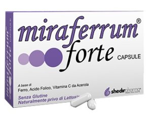 Shedir Pharma Miraferrum Forte Integratore 30 Capsule