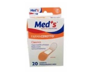 Med's Farmacerotto - Cerotto Strips Poliuretano Classico Formato Medio 20 Pezzi