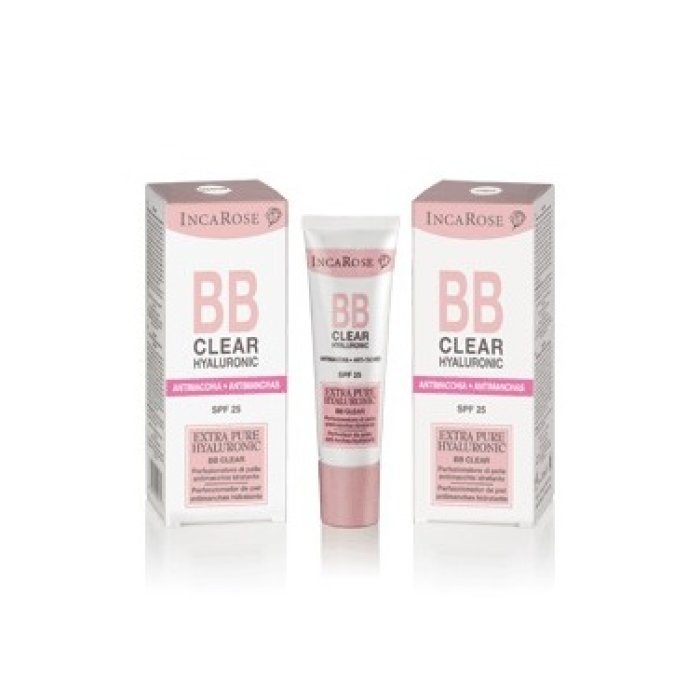 Incarose BB Clear Hyaluronic - BB cream viso antimacchia SPF 25 all acido ialuronico