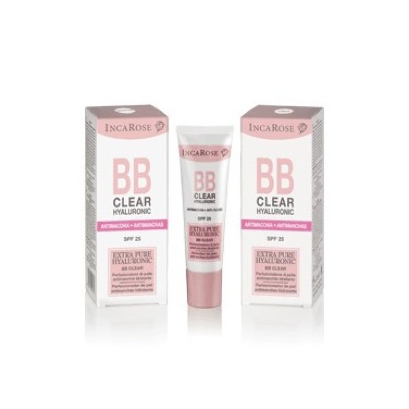 Incarose BB Clear Hyaluronic - BB cream viso antimacchia SPF 25 all acido ialuronico