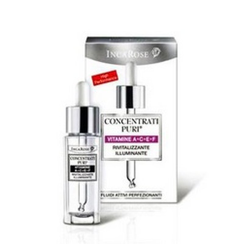 Incarose Concentrati Puri - Vitamine A+C+E+F 5% Fluido Rivitalizzante 15ml Incarose Concentrati Puri - Vitamine A+C+E+F 5% Fluido Rivitalizzante 15ml