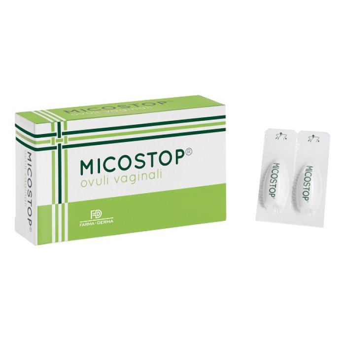Farma Derma Micostop Ovuli Vaginali 10 Pezzi Da 2 g Farma Derma Micostop Ovuli Vaginali 10 Pezzi Da 2 g