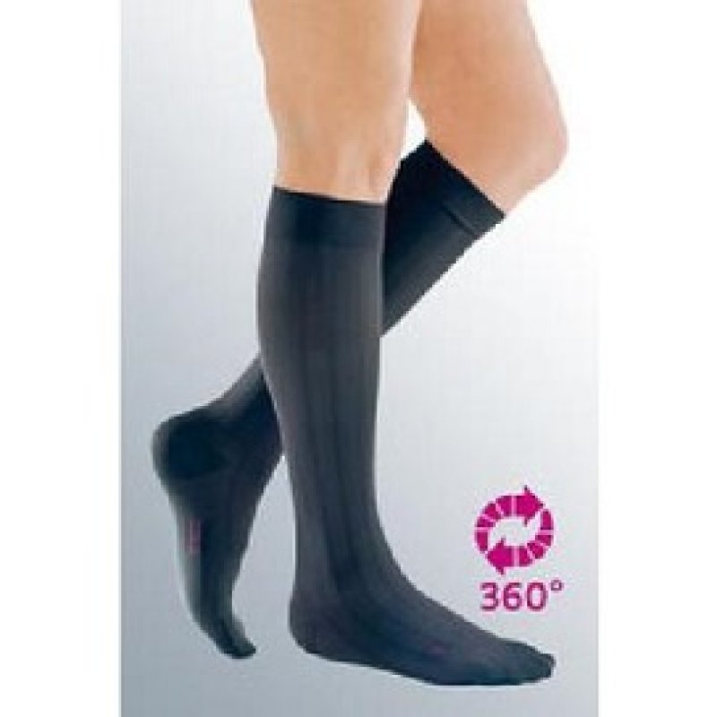 Medi classe di compressione 1 Elegance gambaletto nero lungo taglia 5