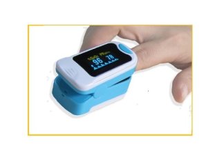 Pulsossimetro da Dito con Display a Cristalli Liquidi