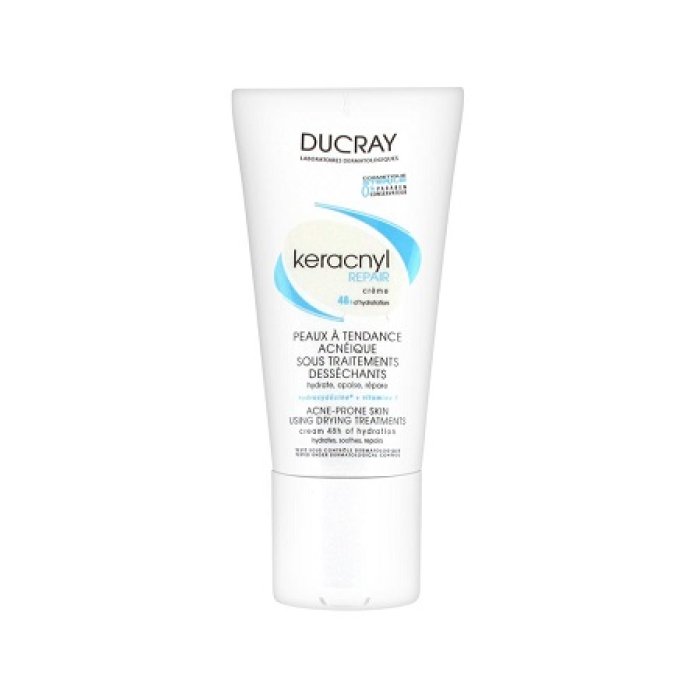 Ducray  Pelle Acneica e Grassa Keracnyl Repair Crema Riparatrice 50 ml