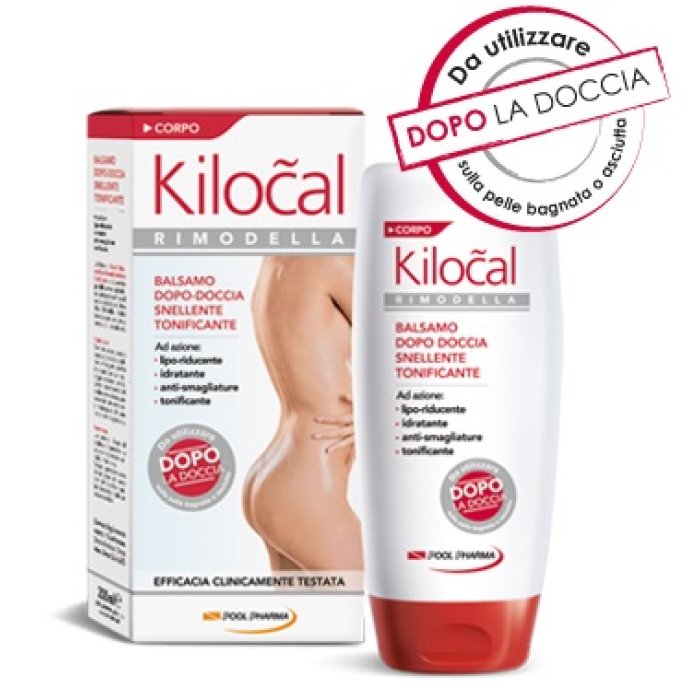 Kilocal Rimodella balsamo dopo doccia snellente tonificante da 200 ml - Pool Pharma Srl Kilocal Rimodella balsamo dopo doccia snellente tonificante da 200 ml - Pool Pharma Srl