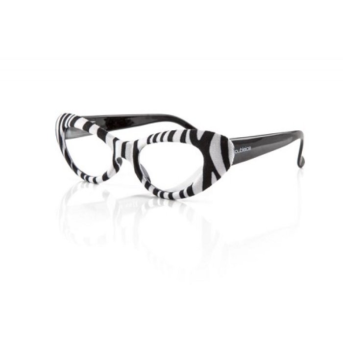 Safari Zebra occhiali da lettura +1.00 diottrie fantasia zebrata