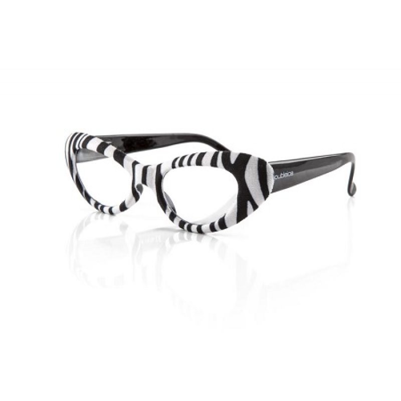 Safari Zebra occhiali da lettura +1.00 diottrie fantasia zebrata