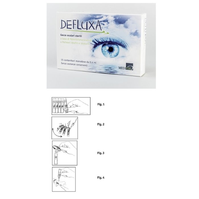 Medivis Defluxa Gocce Oculari 15 Contenitori Monodose Da 0,4 Ml Medivis Defluxa Gocce Oculari 15 Contenitori Monodose Da 0,4 Ml
