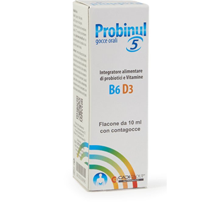 Probinul 5 Gocce 10 ml Integratore Probiotico per Neonati e Bambini per Equilibrio della Flora Intestinale Probinul 5 Gocce 10 ml Integratore Probiotico per Neonati e Bambini per Equilibrio della Flora Intestinale
