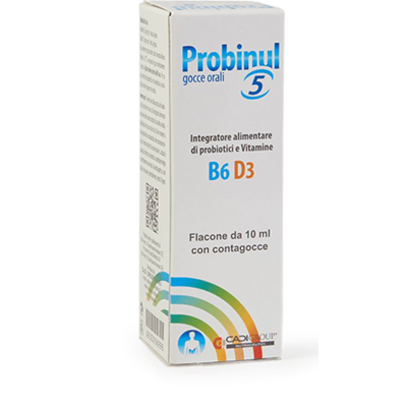 Probinul 5 Gocce 10 ml Integratore Probiotico per Neonati e Bambini per Equilibrio della Flora Intestinale Probinul 5 Gocce 10 ml Integratore Probiotico per Neonati e Bambini per Equilibrio della Flora Intestinale