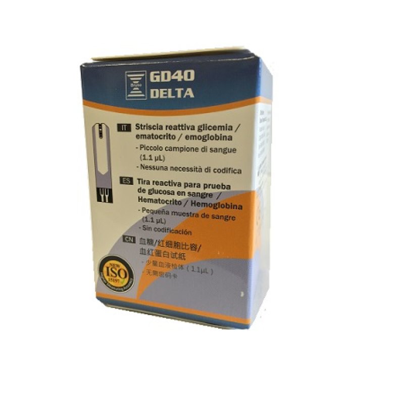 Bruno Farmaceutici Gd40 Delta Strisce Glicemia 25 Strisce