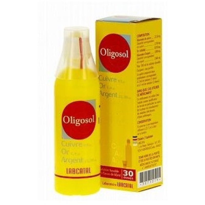 Labcatal Oligosol Rame Oro Argento Oligosoluzione Gocce 60 ml