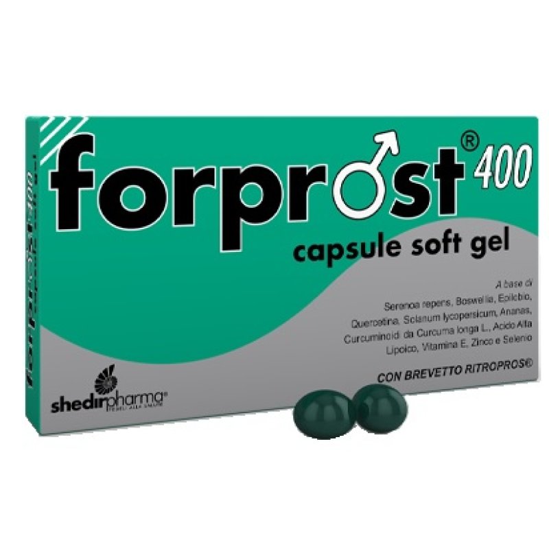 Shedir Pharma Forprost 400 Integratore 15 Capsule Molli Shedir Pharma Forprost 400 Integratore 15 Capsule Molli