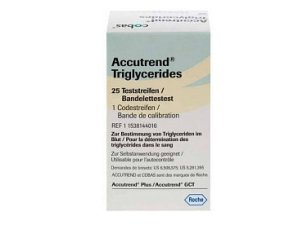 Roche Diagnostics Strisce Reattive Per Trigliceridi Accutrend 25 Pezzi