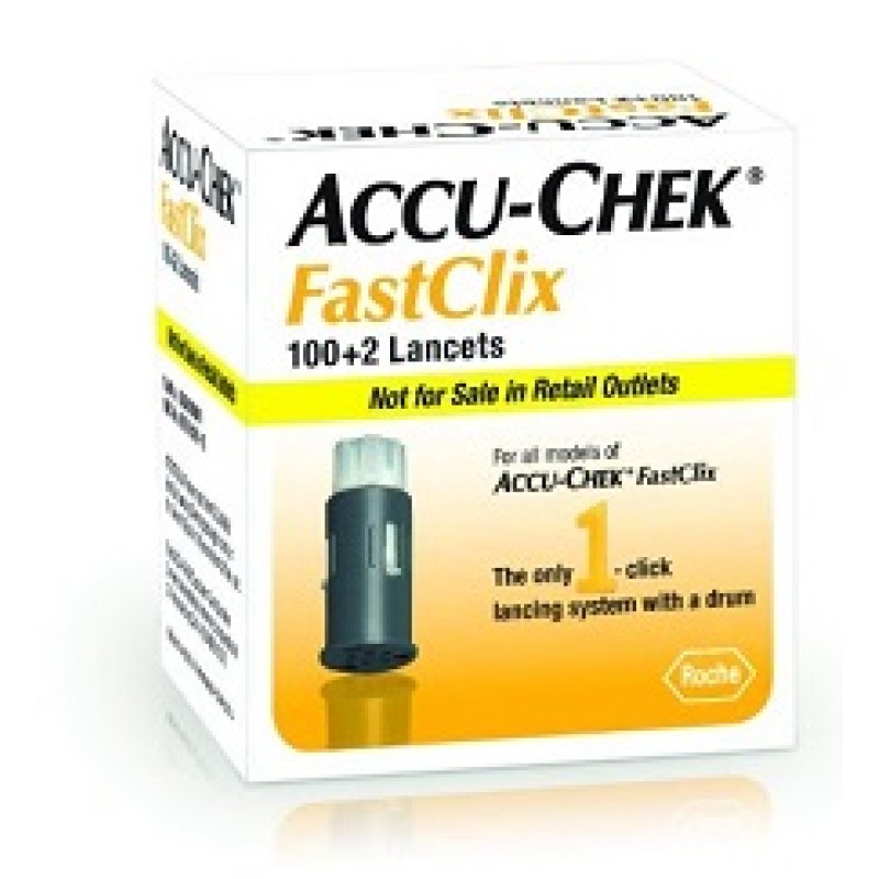 Accu-chek- Fastclix Lancette Pungidito Per Tutti I Modelli 100 + 2 Pezzi Accu-chek- Fastclix Lancette Pungidito Per Tutti I Modelli 100 + 2 Pezzi