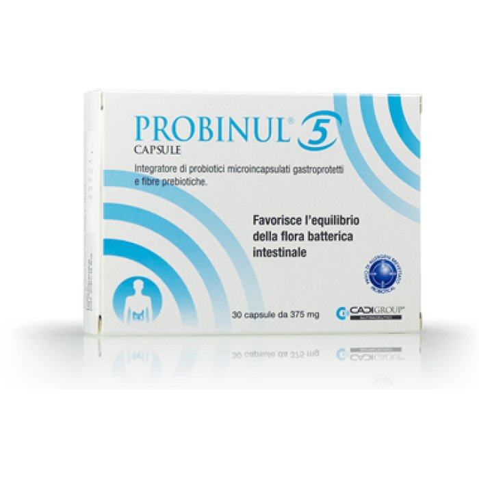 Probinul 5 Integratore Alimentare Fermenti Lattici 30 Capsule Probinul 5 Integratore Alimentare Fermenti Lattici 30 Capsule