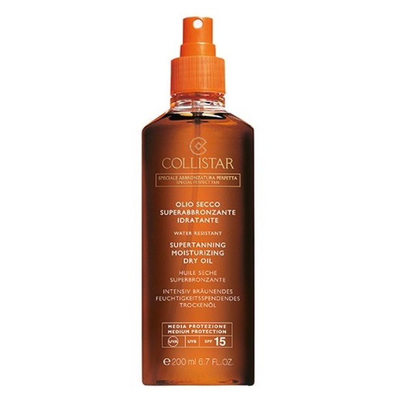 Collistar Olio Secco Superabbronzante Idratante SPF15 200 ml