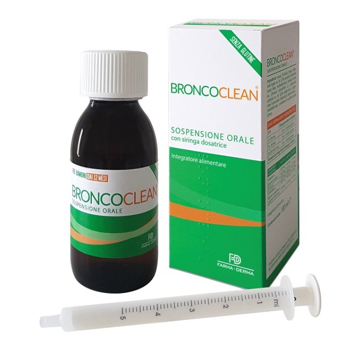 Farma-derma Broncoclean Sospensione Orale 100 Ml Farma-derma Broncoclean Sospensione Orale 100 Ml